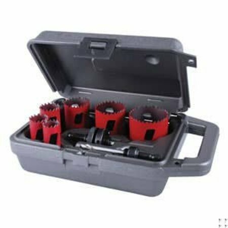 MORSE 177795 Plumber Hole Saw Kit, 8 pc, Bi-Metal MHS04P